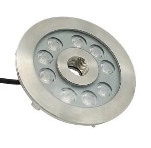 27W RGB IP68 Stainless Steel LED Dry Land Fountain Lamp Underwater