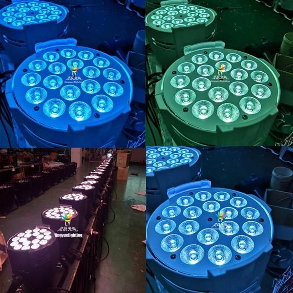 DMX Disco 18X18 6in1 Stage DJ Lighting Super Bright LED PAR Can