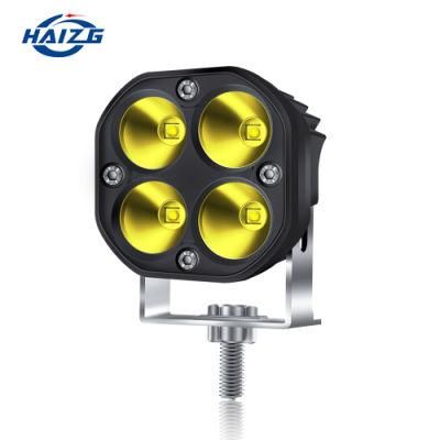 Haizg 40W 12V/24V Round Spot Light Fog Light off Road ATV Tractor Train Bus Boat ATV UTV Work Lamp Truck Motorcycle