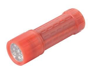 9LEDs ABS Mateial Rubber LED Torch (TF-8202)