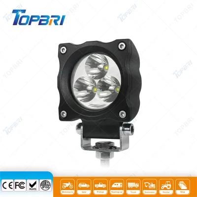 9W Round Flood Beam 12V LED Tractor Working Light