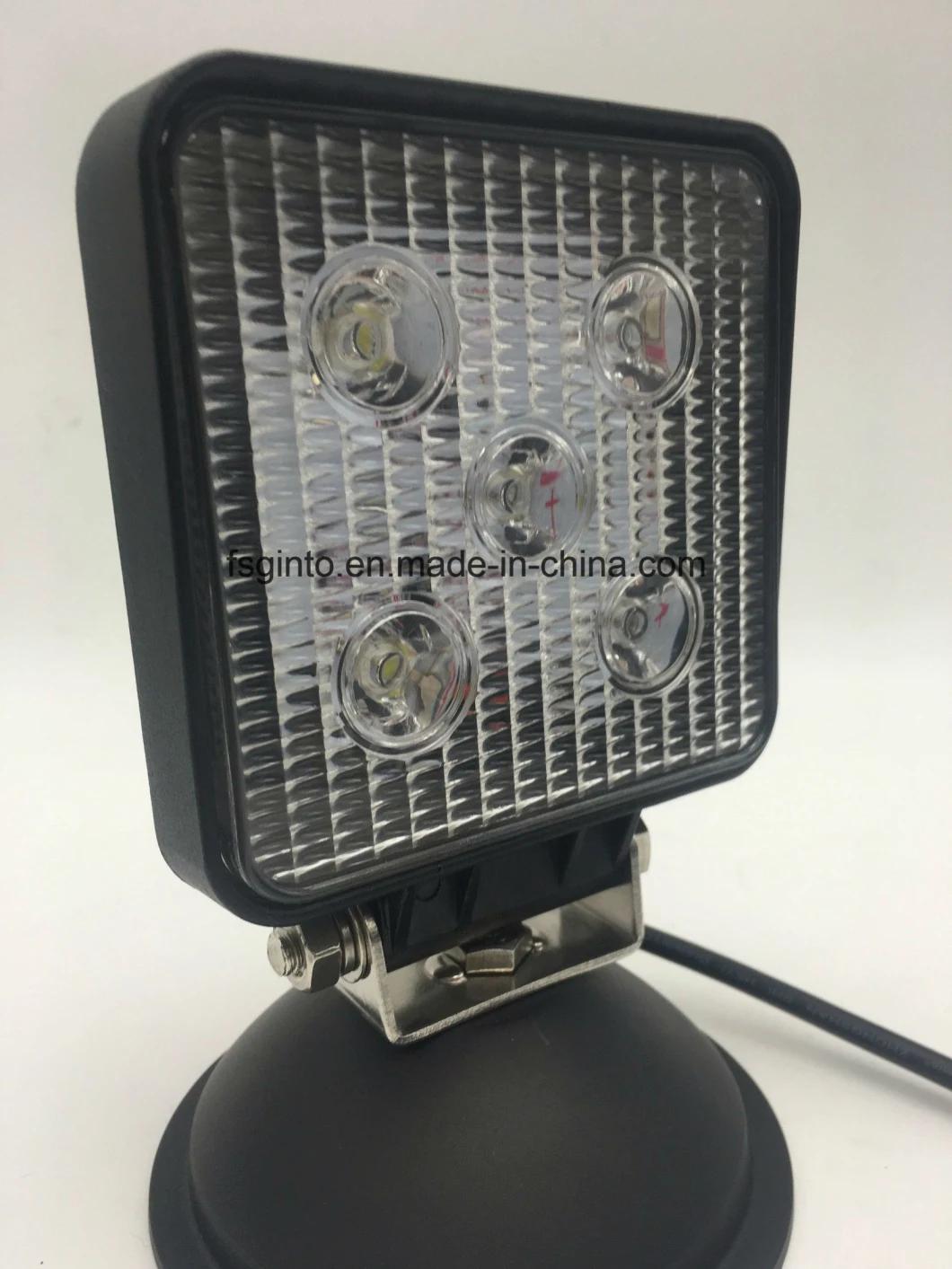 Emark R23 15W Square Spot/Flood LED Reverse Lamp for Truck Tractor (GT2010-15W)