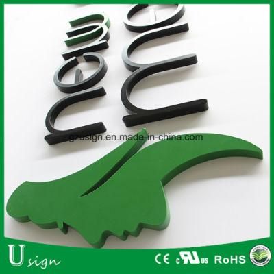 Nice Visual 3D Laser Cut 10mm Solid Acrylic Letter Sign with Painting Colors