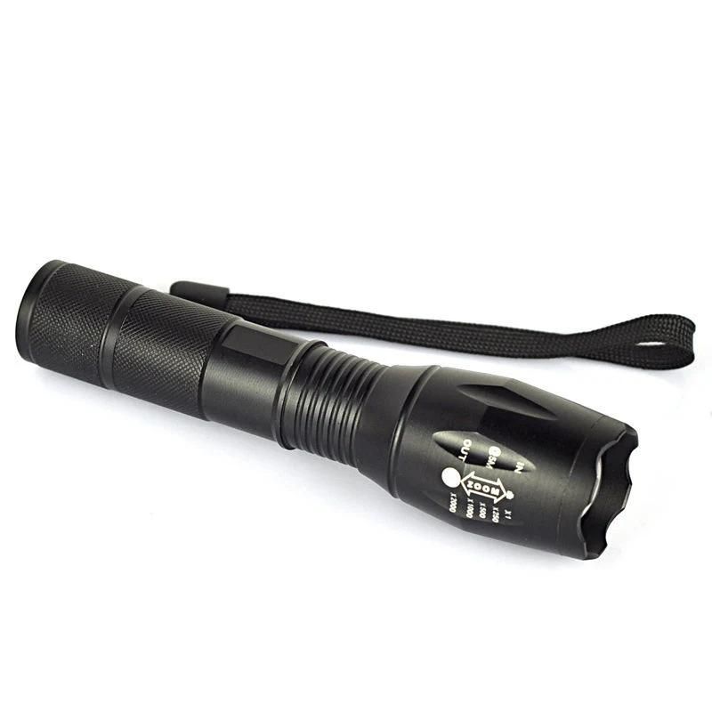 Red Light LED Remote Pressure Switc Zoomable Hunting Tactical Flashlight