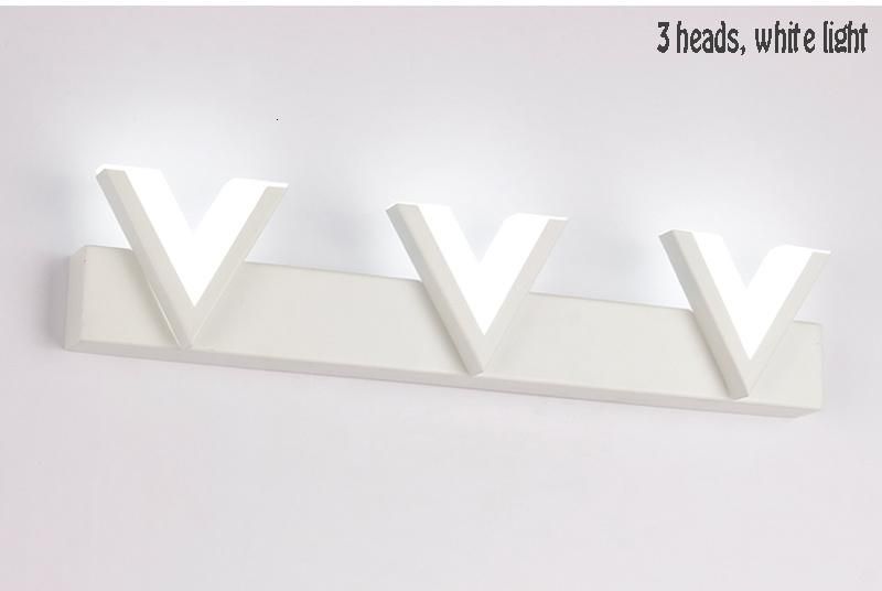 Modern Acrylic Warm White /Nature White Light Wall Light Bathroom Metal LED Makeup Mirror Wall Lamp (WH-MR-61)