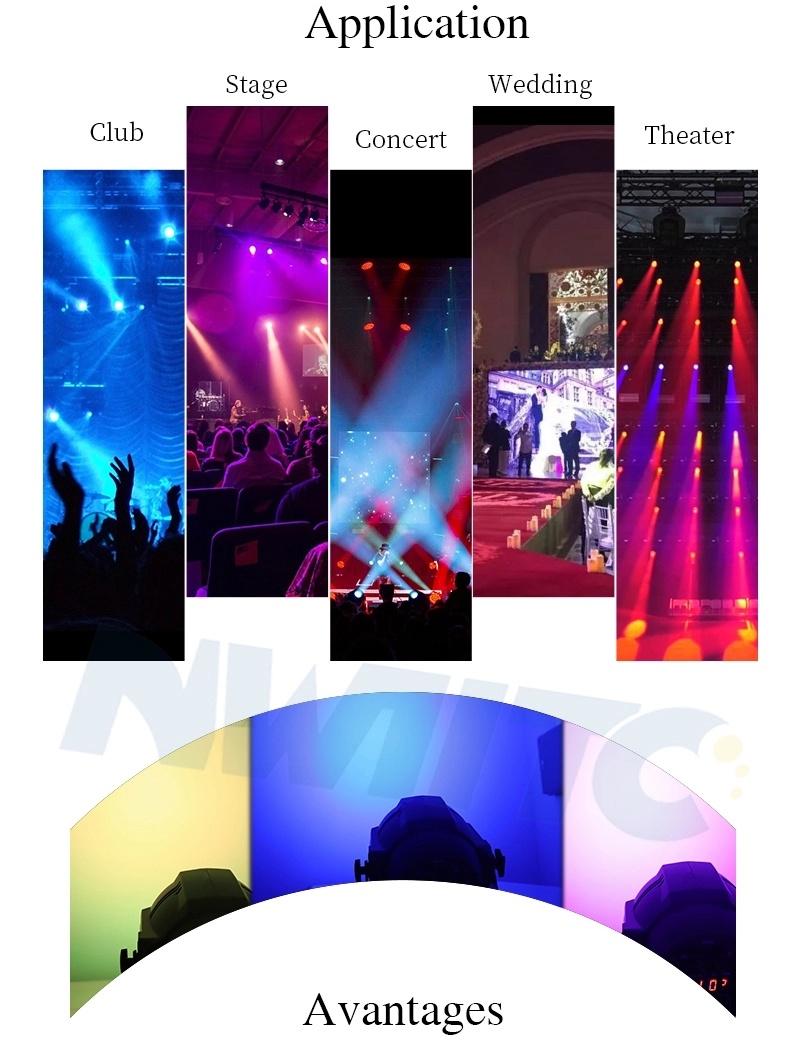 3W 54PCS Waterproof High Brightness LED DMX Stage Light Parcan