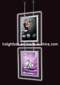 2014 LED Double Side Backlit Acrylic Crystal Light Box