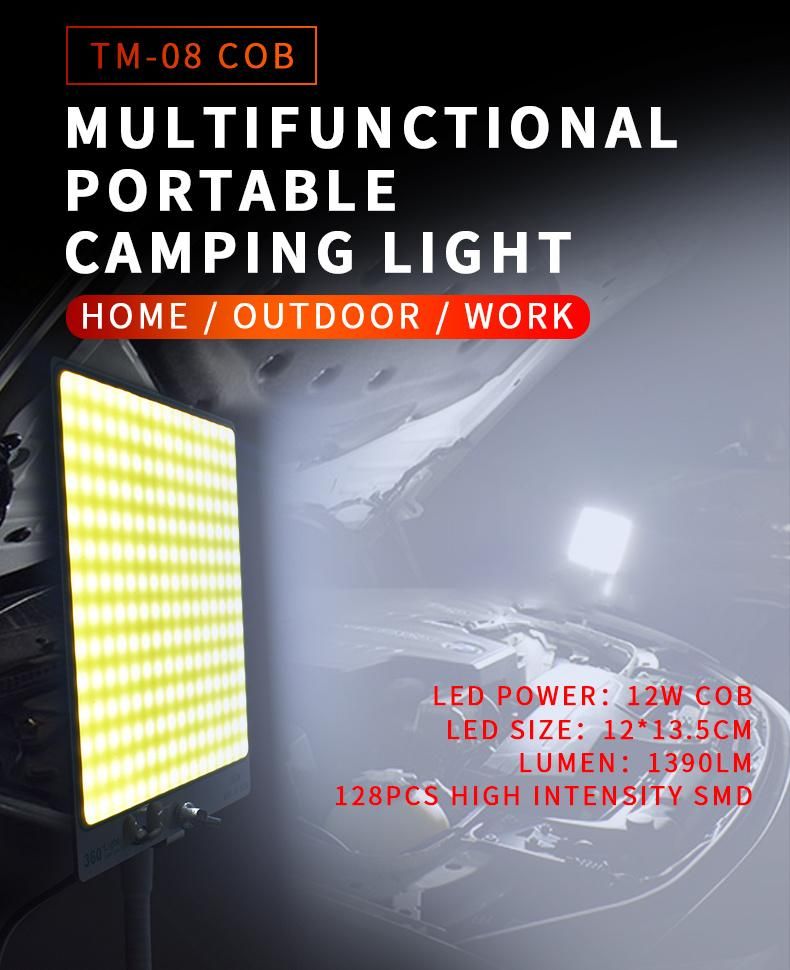 Camping Light Wider COB Outdoor Lantern Hiking BBQ Lamp Large Size Lantern LED Camping Light