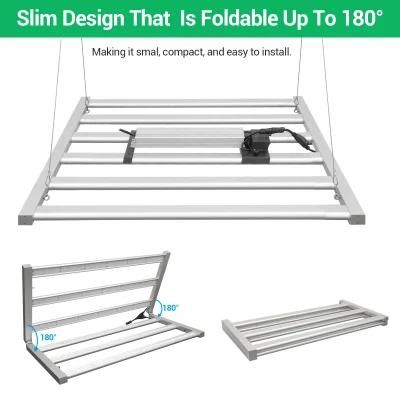 Dimmable LED Grow Light UV IR Full Spectrum Foldable Grow Light Bar 680W 640W 600W Growing Light LED Indoor Plants