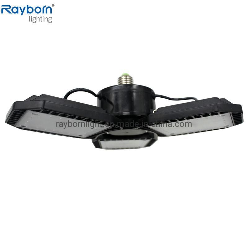 Deformable LED Garage Lights Lighting Bulbindoor Parking Lot Light Fixture Ceiling Lights with Trilight