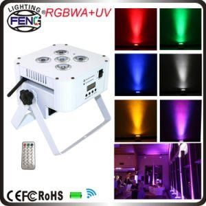 Wireless IR Remote Control 6in1 RGBWA UV LED PAR Can
