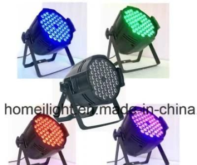 LED54*3W RGB Waterproof Parcan Wedding Stage Bar Dance Floor Dyeing Light