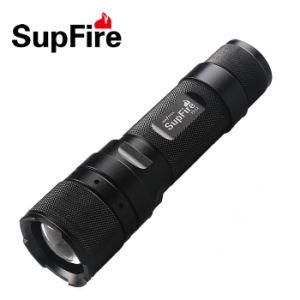 Zoomable Flashlight with 18650 Battery Charger
