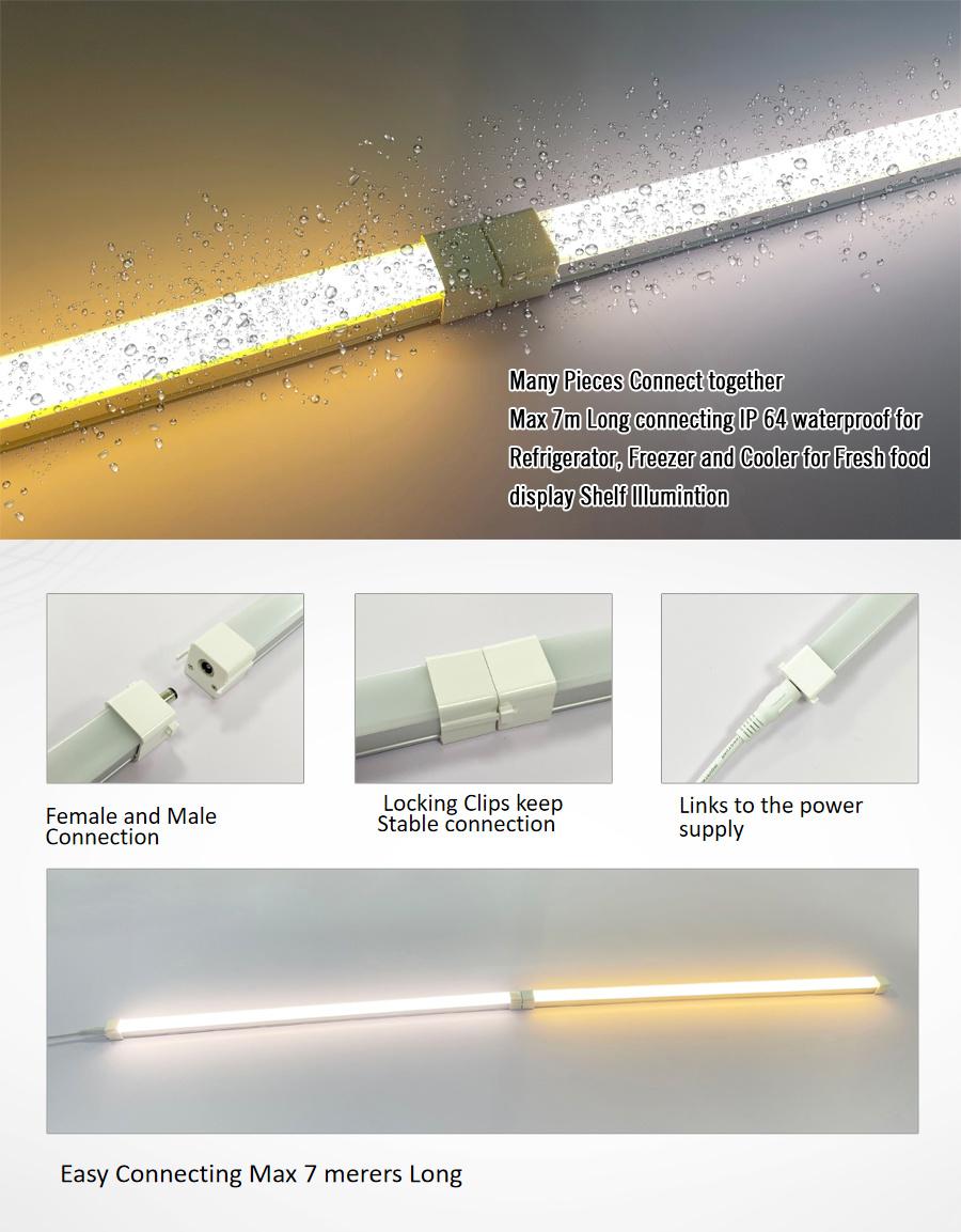 Waterproof Linkable IP64 Fresh Food LED Rigid Bar