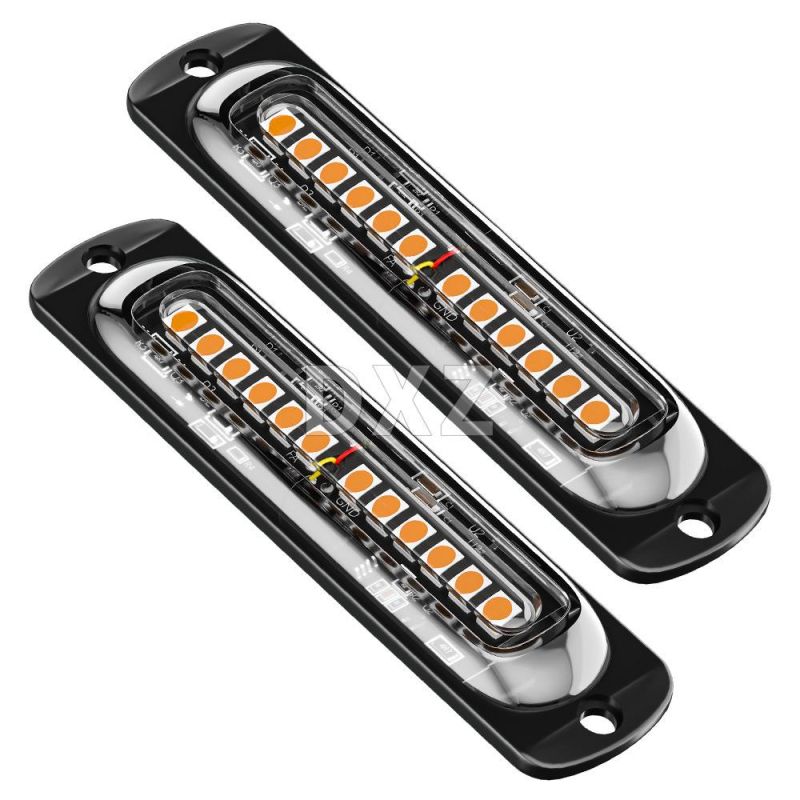 Dxz 12LED Flash Warning Strobe Light 36W Surface Mount Emergency Lights for off Road Vehicle ATV SUV Trucks