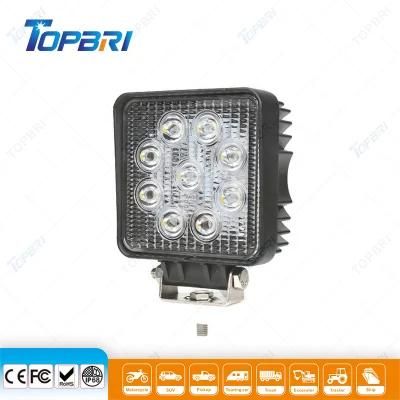 Wholesale LED Pod Lights 27W 10V 30V Work Lights for John Deere Tractor Agricultural Machinery Caravan