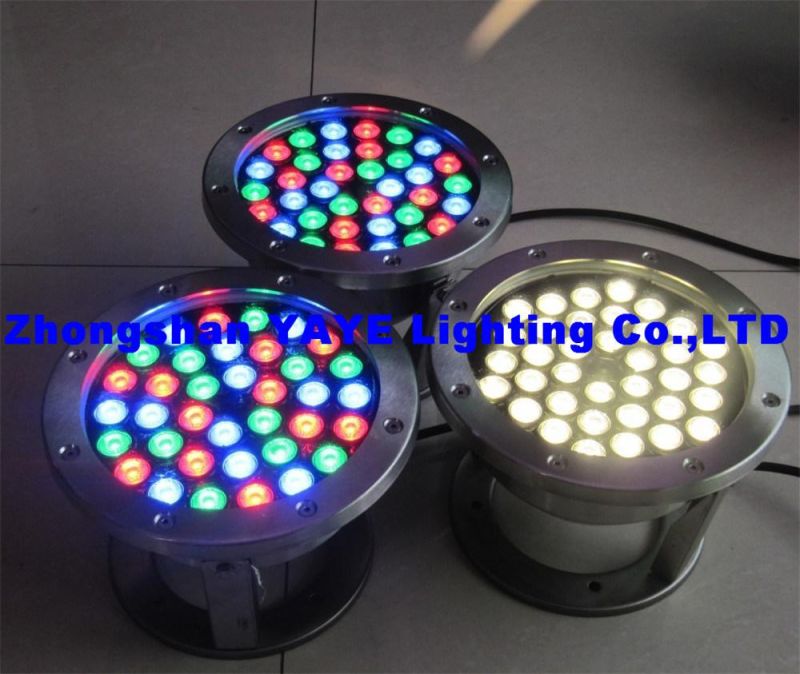 Yaye 18 Best Sell 9W/12W/18W/36W RGB/LED PAR56/ LED Underwater Light/ 36W LED Fountain Light/36W RGB LED Pool Lights/LED Swimming Light with IP68/AC/DC12/