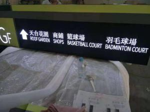 Double Luminous Wayfinding LED Sign