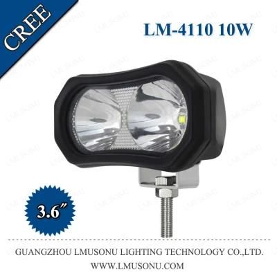 10W 3.6 Inch 12V Offroad Car LED Work Light CREE