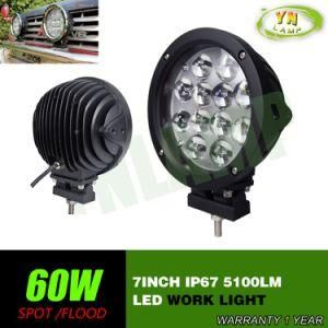 7inch 60W Offroad Round LED Work Light with CREE LEDs