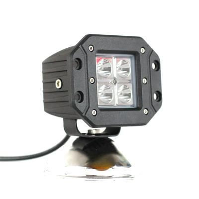 16W 5&quot; Inch CREE Spot Square LED Tractor Work Lights for Trucks Offraod