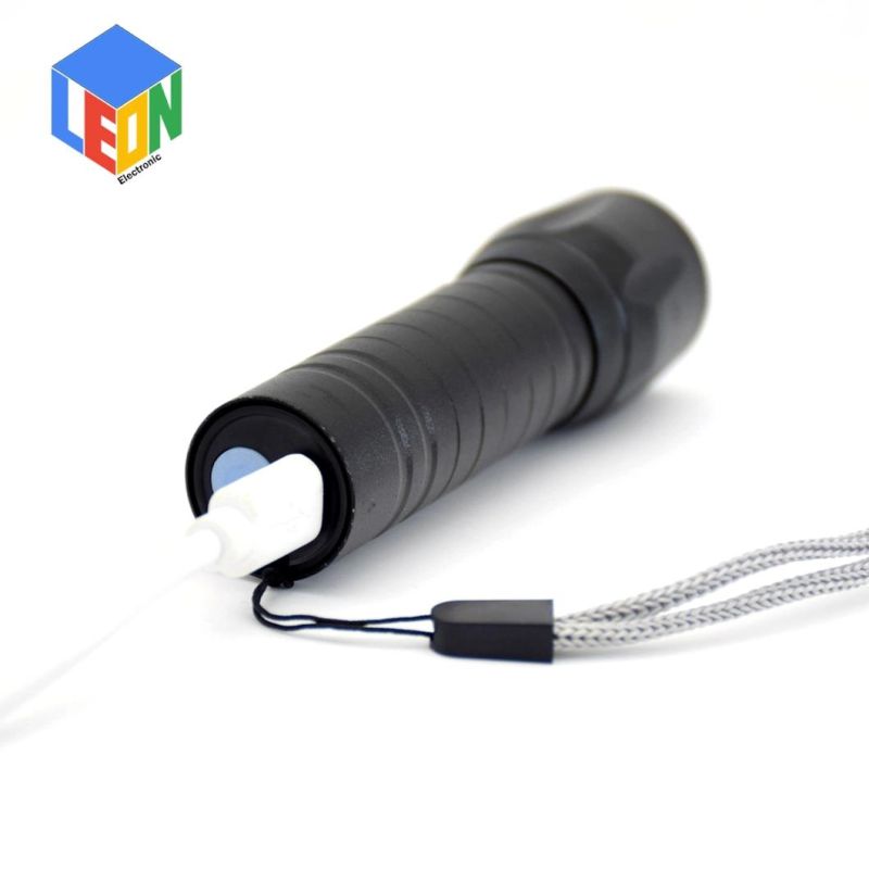 Rechargeable Zoom in and Zoom out Function Outdoor Work Searching LED Flashlight Suitable for Give Away Gifts