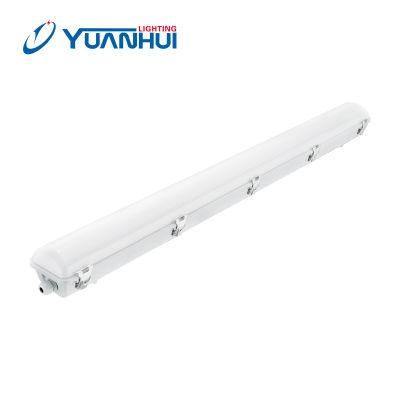 LED Tunnel Tri-Proof Lighting LED IP66 Ik08 High Lumen Outdoor Waterproof Vapor Tight Linear LED Triproof Tube Light, UL Dlc Certified