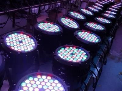 Full Color High Brightness 54PCS 3W RGBW LED PAR Light for Sale