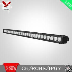 Single Row LED Truck Light Bar 260W CREE 10W Each Chip