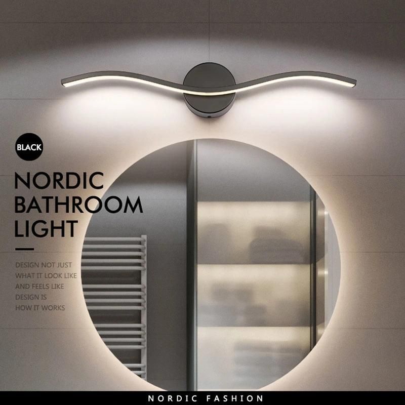 Indoor LED Wall Light Mirror Front Lights Bathroom Moisture-Proof 2835SMD Vanity Mirror Wall Lamp (WH-MR-36)