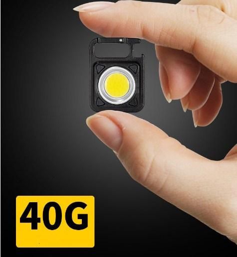 Small Mini COB Pocket Magnetic Flashlights High Lumens Bright Rechargeable Keychain Magnetic Work Light