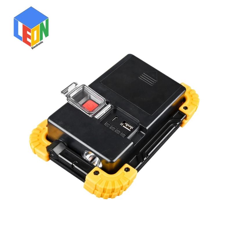 USB Rechargeable Three Colors Water Proof LED Outdoor Camping Searching Work Light Lamp COB Big Flood Beam Light