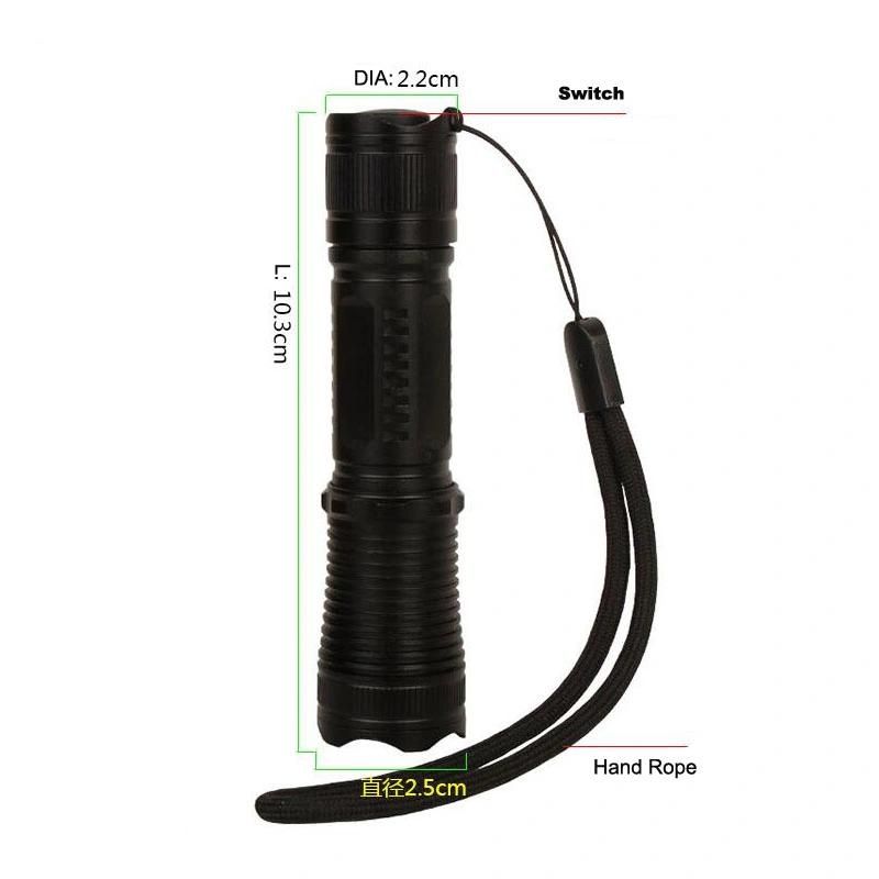 Aluminum Outdoor Security LED Flashlight Torch