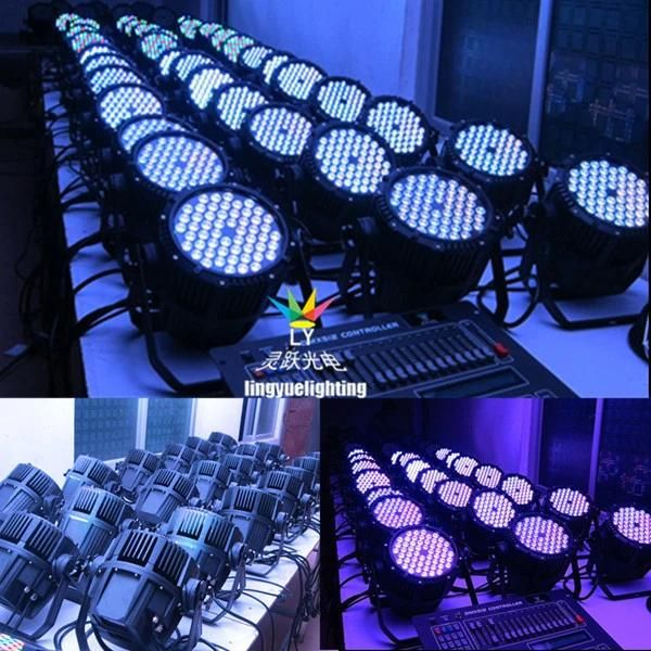 DMX Stage 54X3w LED RGB 3in1 PAR Can Light