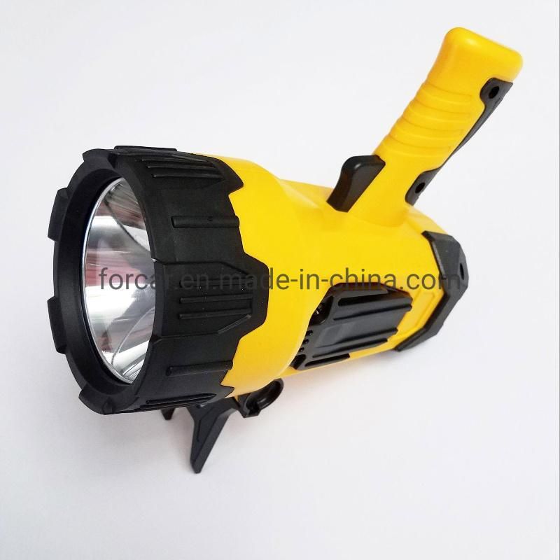 Wholesale Emergency Searchlight Portable LED Spotlight Outdoor Flashlight High Power Charging T6 Patrol Minor Fishing Handheld COB LED Work Light