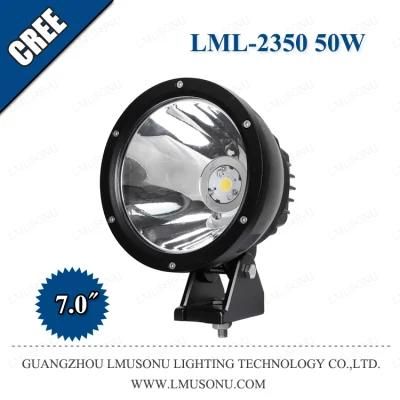 7.0 Inch 50W 4X4 CREE Offroad LED Auxiliary Driving Light for Car Truck