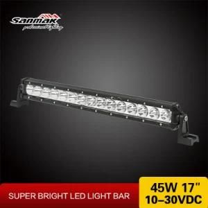 18&prime;&prime;45W Single Row LED Light Bar with Ce RoHS