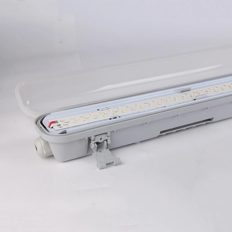 Unbreakable 60W 140lm/W 2*1500mm LED Waterproof IP65 Linear Light Lamp