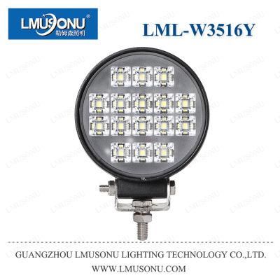 Lmusonu New 3.5 Inch 4X4 Auto Car Truck 3516y 24W Flood Round Offroad LED Work Lamp with Original Osram LED Chip