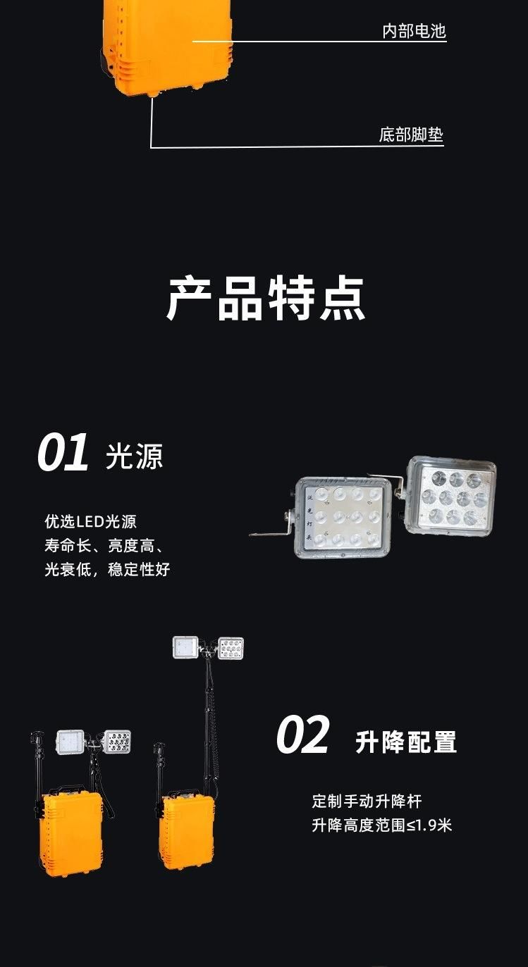 Fw6108 Multifunctional Mobile Lighting Device Sfw3006 Waterproof LED Floodlight Exploration Emergency Warning Light