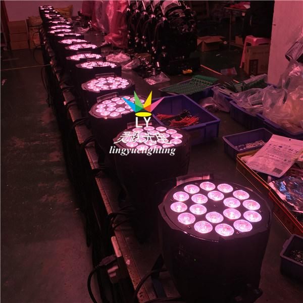 18X18W DJ Professional Stage Light RGBWA UV LED PAR