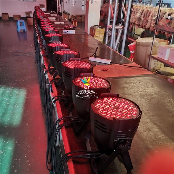 Ce RoHS DMX 54X3w RGB Stage LED PAR Light for Night Club