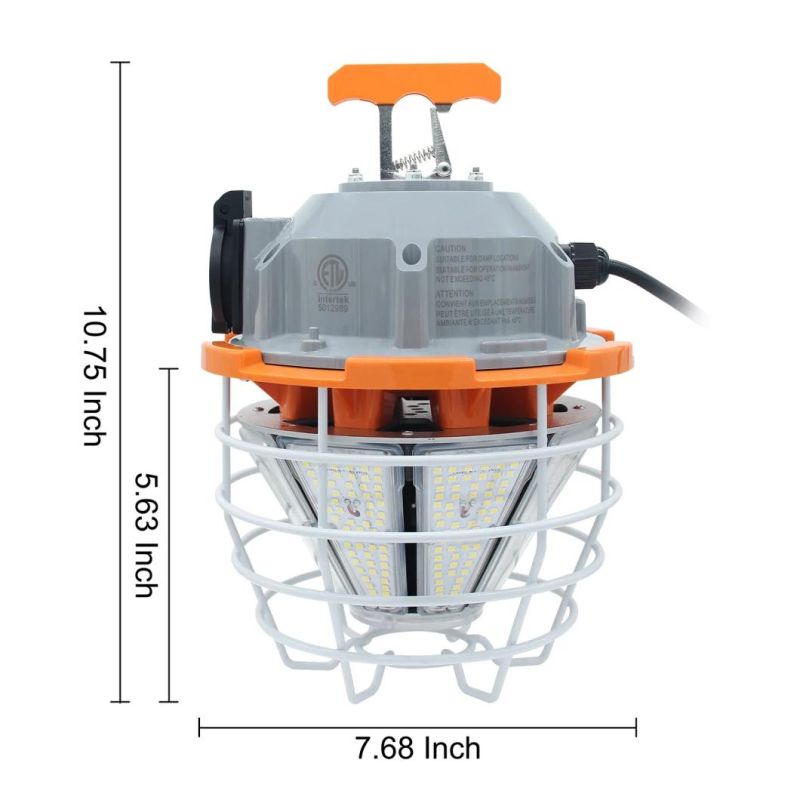 Chinese Factory Wholesale 120W LED Temporary Work Light with Hook