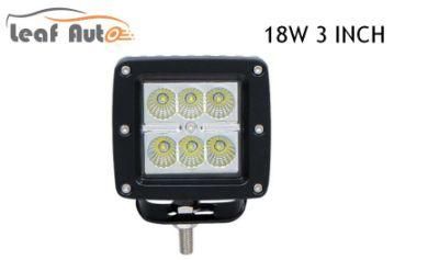 18W 3 Inch Work Light High Power Ultra High Brightness Jeep Wrangler off-Road Vehicle a Pillar Light LED Fog Light Spotlight Backlight