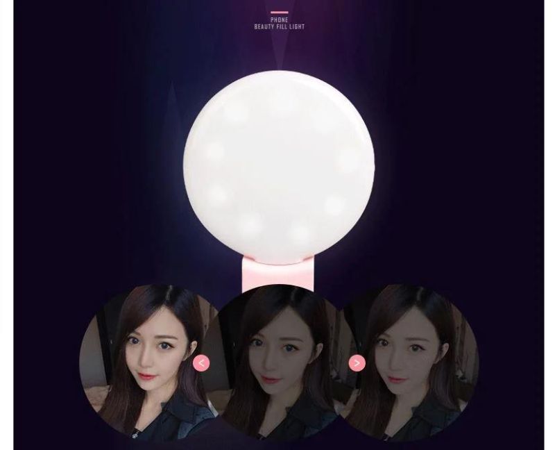 Promotion Gift LED Beauty Mobile Phone Selfie Fill Light