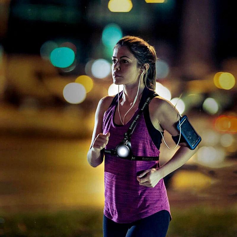 Wearable Night Running Lights Chest USB Rechargeable Body Lamp Accessories Reflective Running Gear Wyz19106
