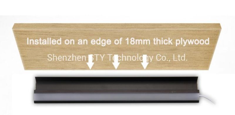 18mm Plywood Shelf Laminate Lamp for Wardrobe / Cabinet / Showcase / Closet / Counter with Illumination up and Down J-1698