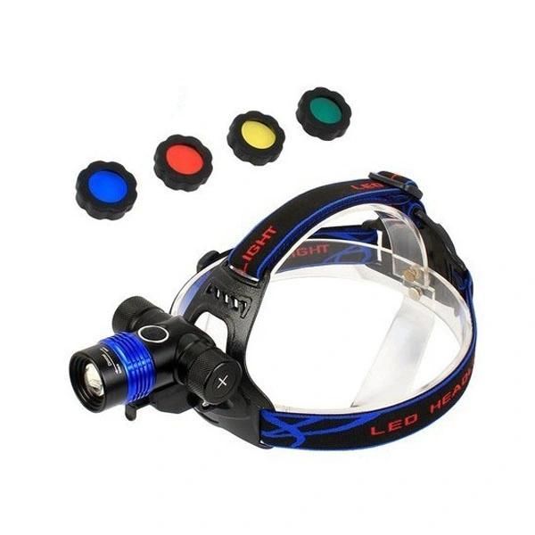 Ultra Bright 3W Zoomable Ultra Bright Headlamp Green LED