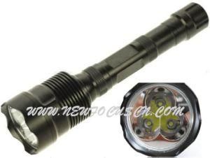 High Power 3*Xml T6 CREE LED Flashlight 3800lumens 2*18650 or 3*18650 Rechargeable Battery (YA0051-3T6)