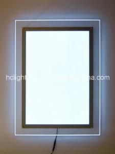 Acrylic Crystal Wall Mount Edge-Lit Frame
